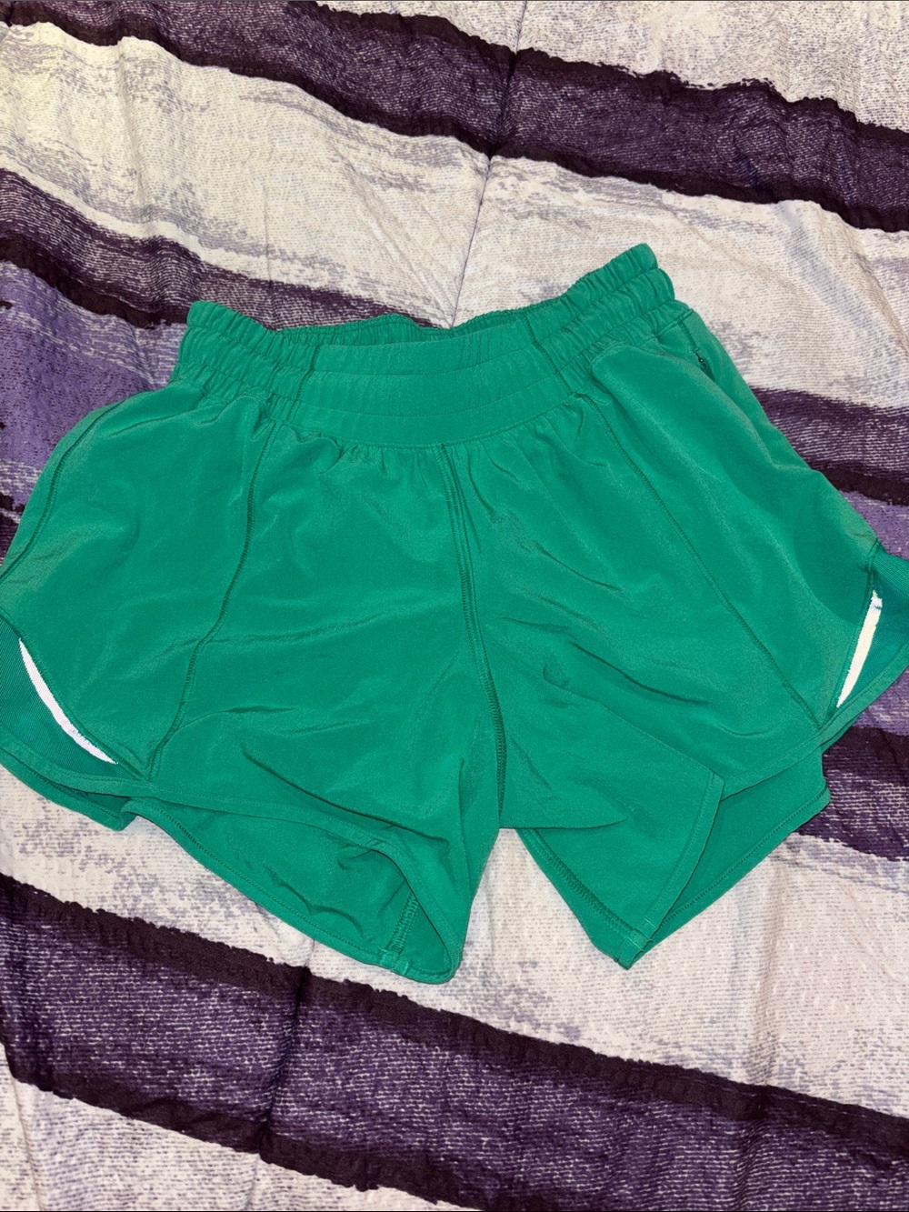 lululemon athletica Emerald Green Athletic Running Shorts